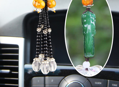 車載吊墜汽車掛件車內(nèi)吊飾保平安符車子上掛飾后視鏡飾品擺件貔貅